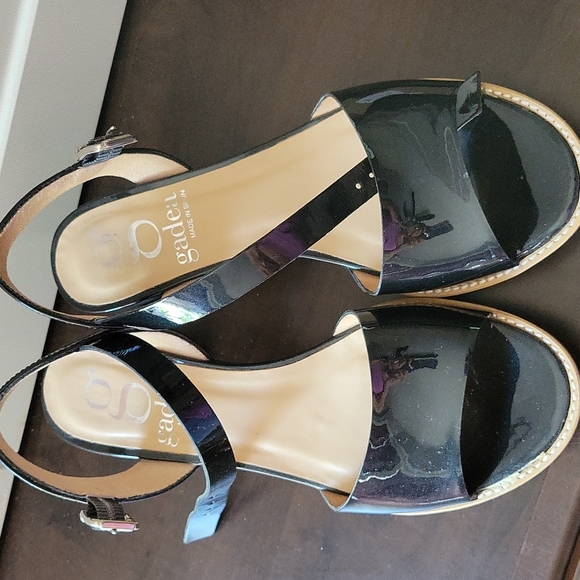 Gadea black patent sandals - Picture 2 of 5